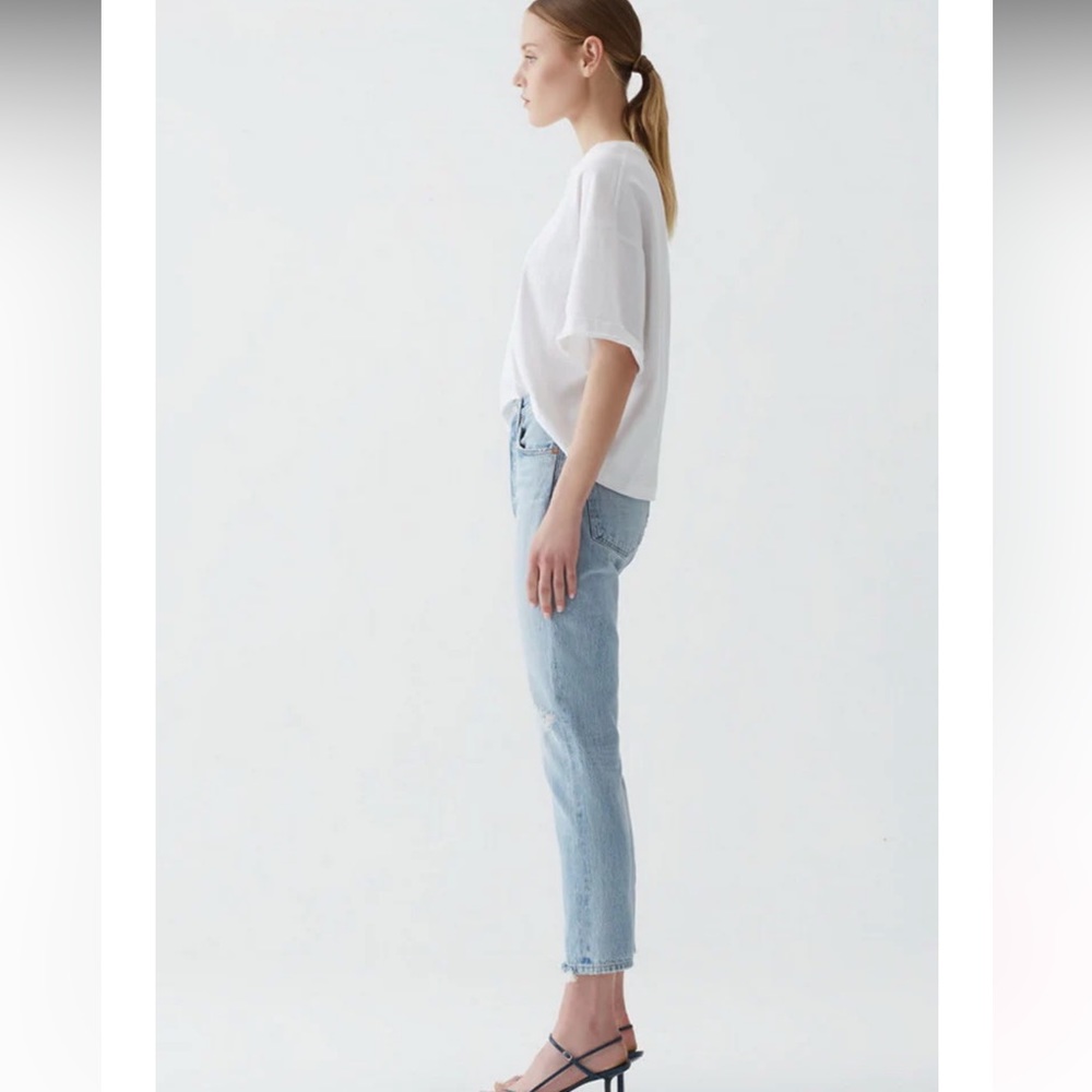 🆕AGOLDE Riley High Rise Straight Crop Jean - Picture 3 of 10